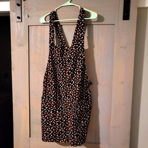 Floral corduroy jumper, size XL